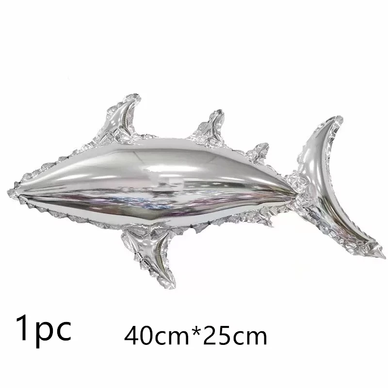 1 шт. Большие Морские воздушные шарики в виде животных ракушка Акула Дельфин тропическая рыба фольги баллоны детский душ День Рождения вечерние украшения детские игрушки - Цвет: 1pc