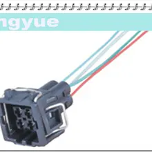 Longyue 2 шт. 4 булавки Универсальный Соединительный разъем для проводов Универсальный 15 см провода
