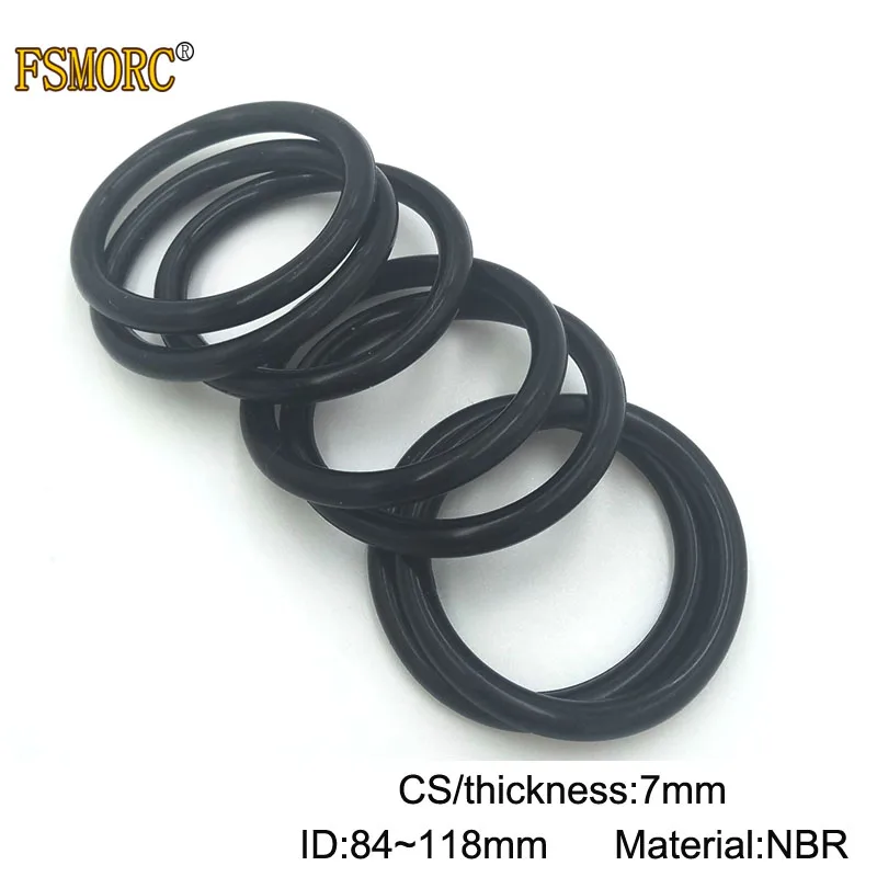 sourcingmap 20pcs Black Nitrile Butadiene Rubber NBR O-Ring 12mm Inner Dia 1.5mm Width