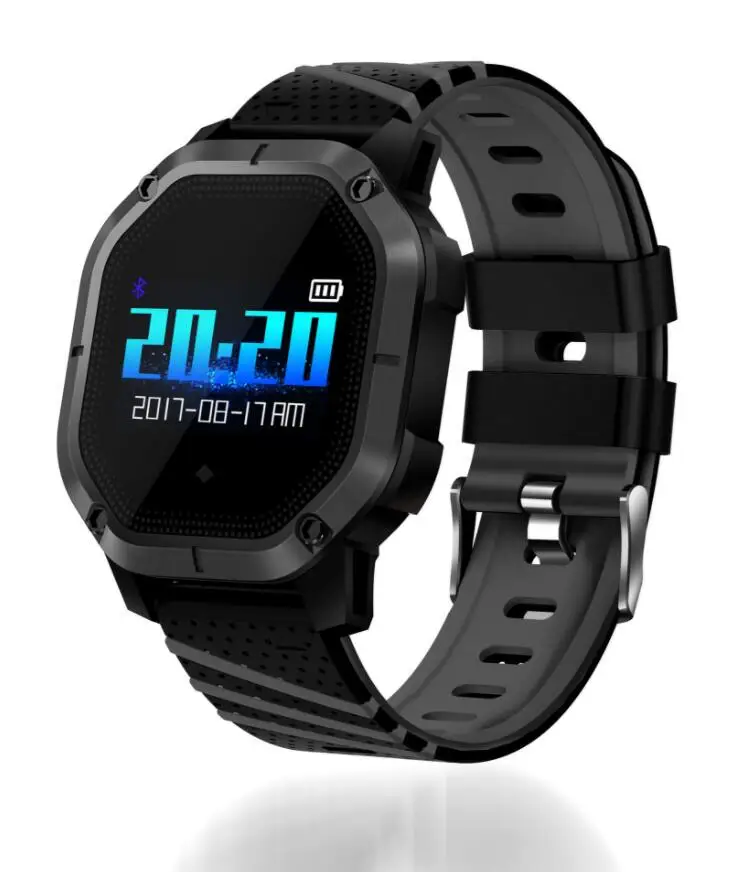 

K5 blood pressure heart rate monitoring touch color screen information reminder Bluetooth photo health sports smart watch