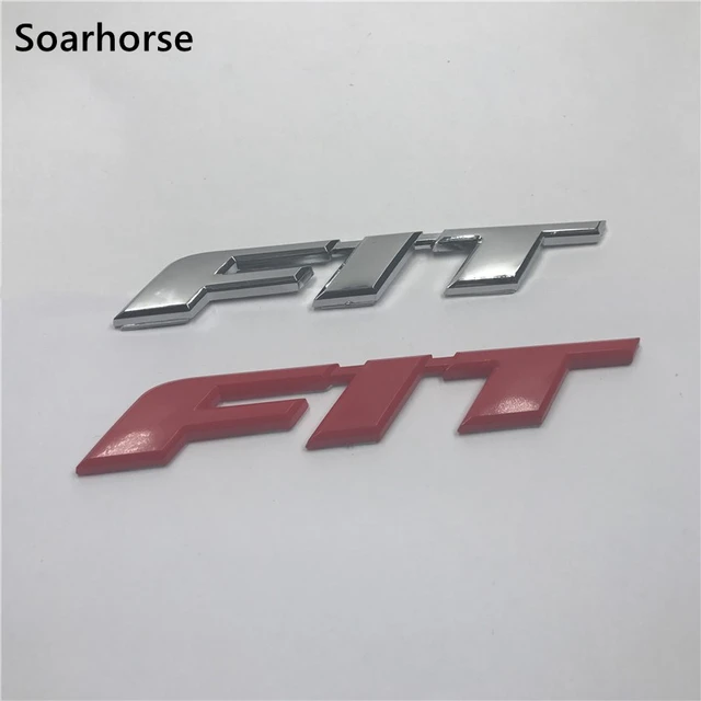 Best Offers Soarhorse 2 Colors Fit Letters Logo Sticker Car Rear Trunk Emblem Badge Nameplate Decal For Honda Fit Best Offers Soarhorse 2 Colors Fit Letters Logo Sticker Car Rear Trunk Emblem Badge Nameplate Decal For Honda Fit
