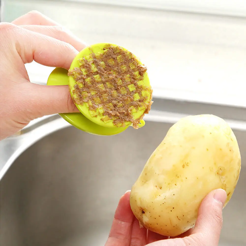 

Multi-function Dermabrasion Peeler for Apple Radish Potato Fruit Vegetable Cleaning Brush Scraper Scale Kitchen Peeling Tool