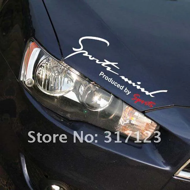 ☆ Nouveau ☆ Amazing phare sourcils Stickers Voiture Autocollant Vinyle pour MITSUBISHI Blanc
