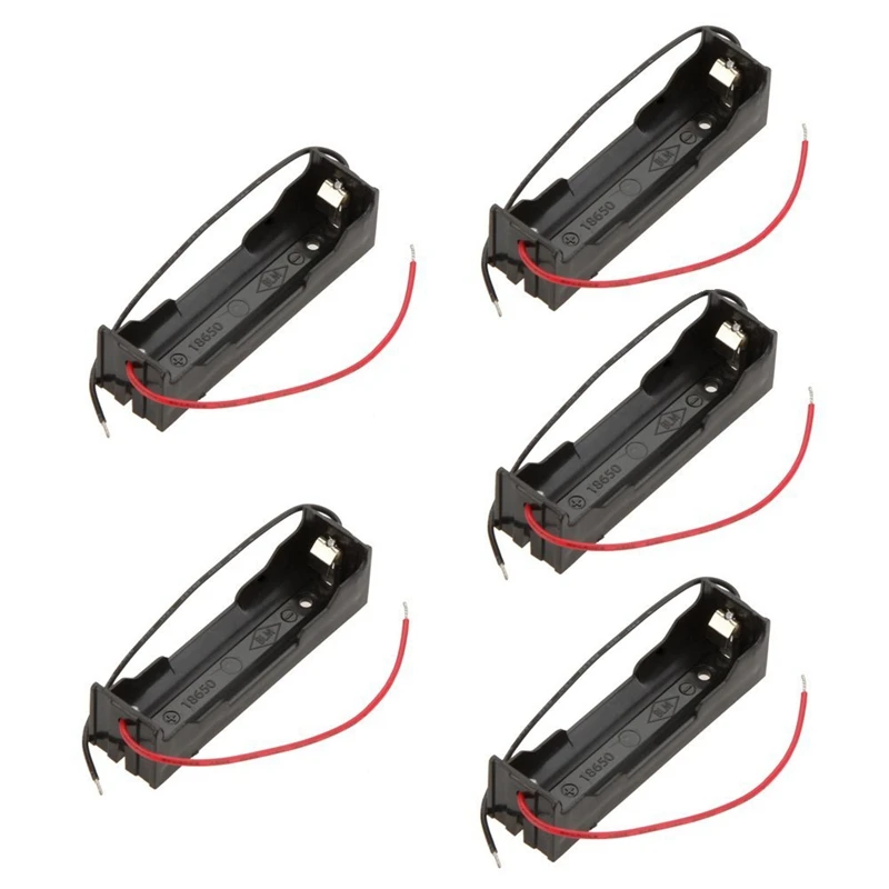 5 Pcs DIY battery storage box case holder for 3.7V 18650 Lithium batteries #8 5 Pcs DIY battery storage box case holder for 3.7V 18650 Lithium batteries #8