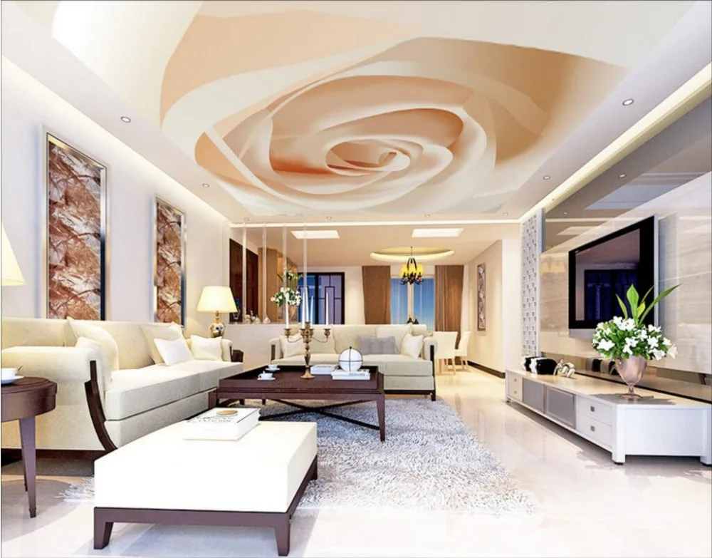 Beibehang настроить любой размер современные обои Большой HD роза рисунок росписи обои Гостиная дома обои для стен 3 d