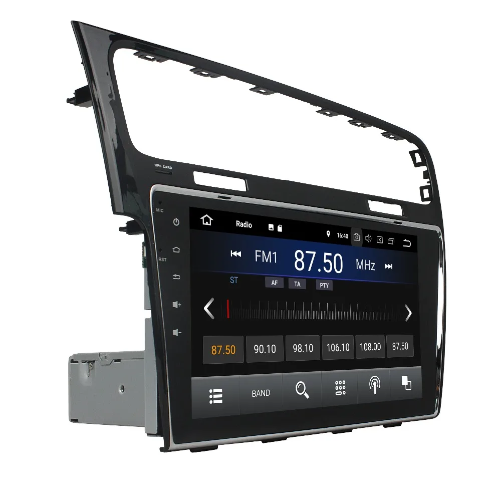 10 1 &quotips DVD мультимедиа плеер радио для Volkswagen VW Golf 7 MK7 2013 2015 Octa Core Android 8 2 GB