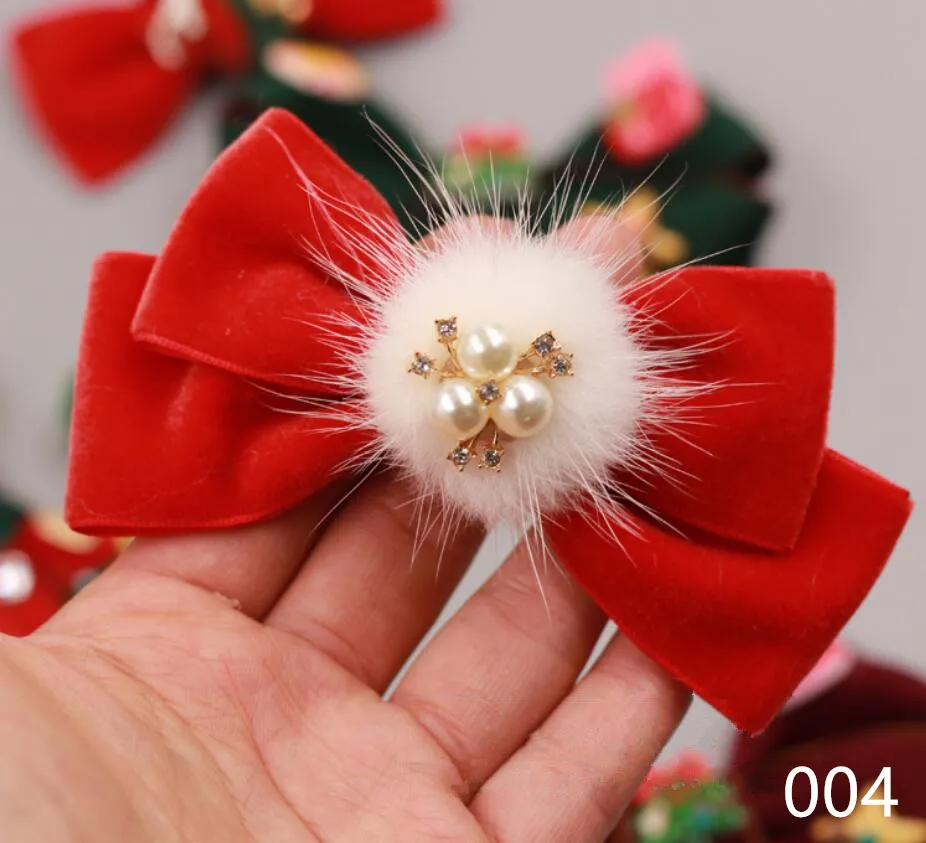 Новые модные рождественские заколки для волос для девочек Санта Клаус рождественские заколки подарки для детей женские аксессуары для волос
