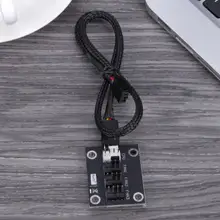 Сплиттер контроллера концентратор шнур питания для 3 pin/4 pin разъем компьютерный корпус для вентиляторы для ПК кабель питания