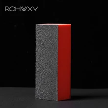 ROHWXY Черная Форма для ногтей, шлифовальный блок, пилочка для ногтей, буферный блок, маникюр с полировкой, педикюр, Шлифовальная Пилка, инструмент для дизайна ногтей