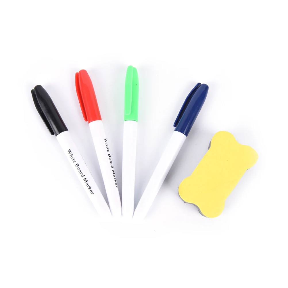 

5Pcs/Set White Board Maker Pen Whiteboard Marker Liquid Chalk Erasable Glass Ceramics Maker Pen Office School Supply