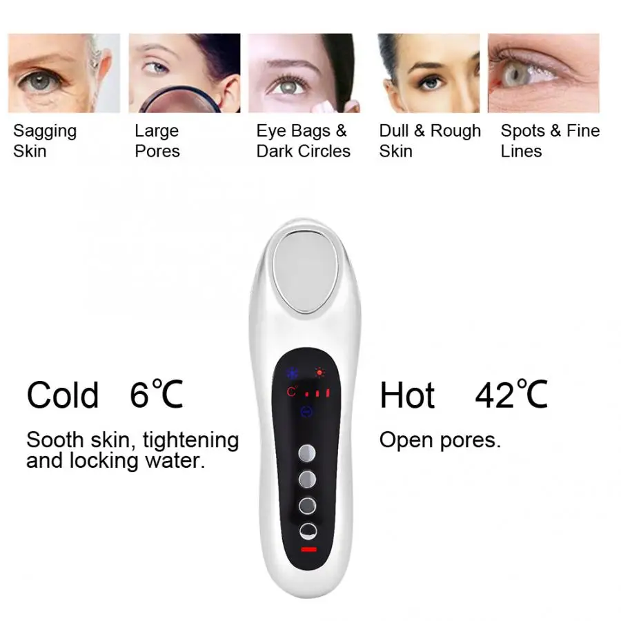 Skin Care Machine Hot Cold Therapy Import Device Sound Wave Vibration Skin Rejuvenation Machine Face Skin Care Z