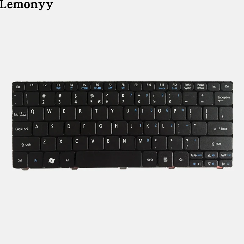 US клавиатура для acer Aspire One D255 D257 AOD257 D260 D270 521 532 532 H 533 AO521 AO533 NAV50 Black US клавиатура для ноутбука