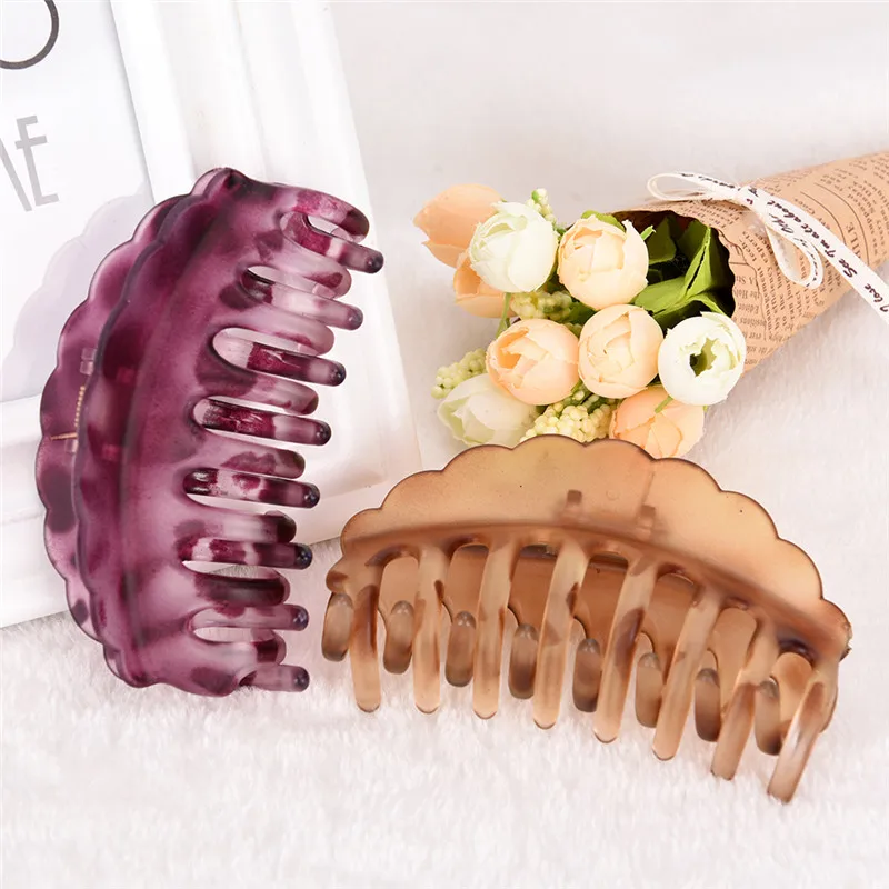 1PC Plastic Hairband Large Hair Claws Hair Clips Girls Hairpins Crab Claws Jaw Clamp Hair Jewelry For Women 1PC Plastic Hairband Large Hair Claws Hair Clips Girls Hairpins Crab Claws Jaw Clamp Hair Jewelry For Women