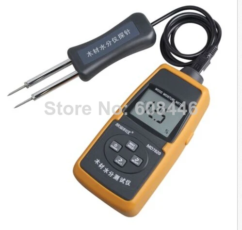

Digital Wood Moisture Meter Tester Temperature Meter 2 in 1