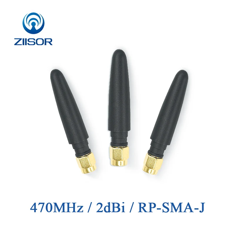 5 шт. Ziisor 470 МГц короткая прямая резиновая антенна см SMA внутреннее отверстие