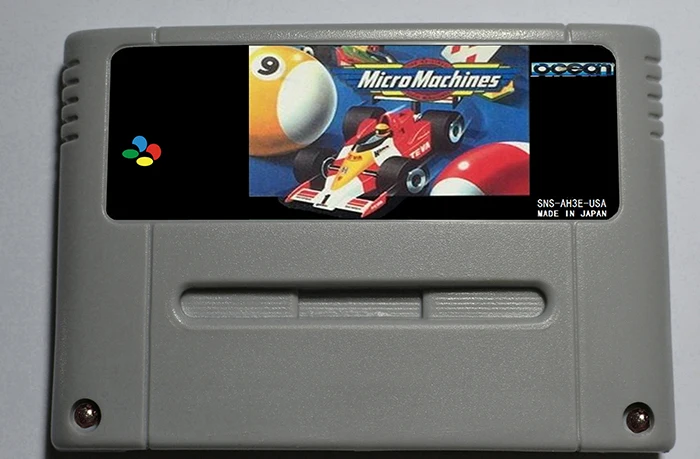 Micro Machines 1 или Micro machines 2 Turbo турнира Действия Игры Картридж EUR Версия