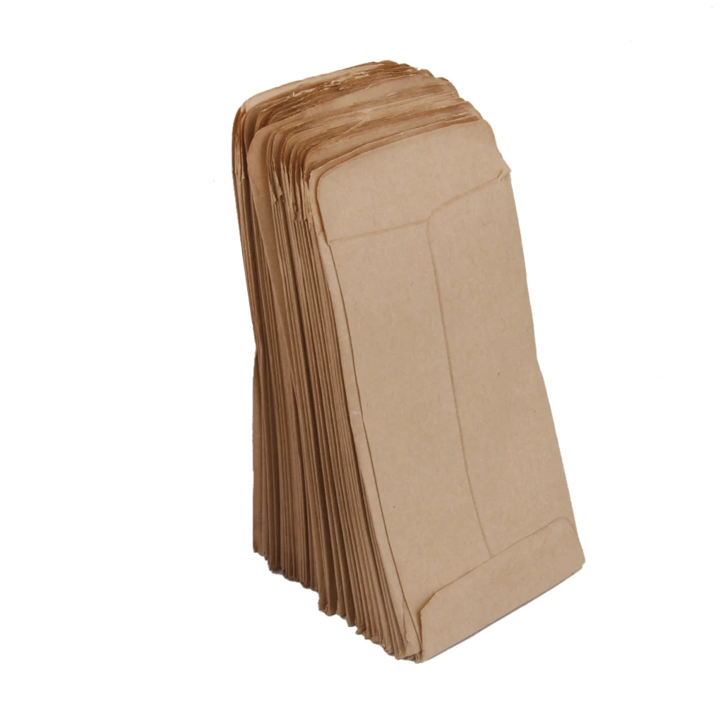 Pack of 100 Agriculture Kraft Paper Hybridization Bags in pollination of corn 6*10cm
