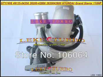 

Free Ship GT1749S 49135-04350 49135 04350 28200-42800 28200 42800 Turbo Turbine Turbocharger For Hyundai Grand Starex 110HP 1.5L
