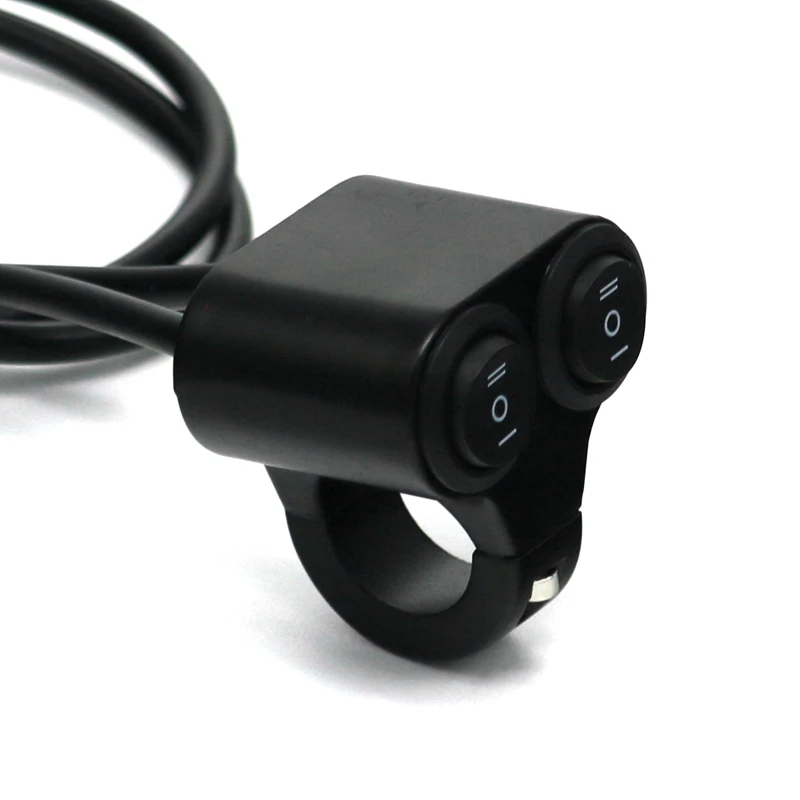 MotoLovee Motorcycle 7/8" Handlebar Double Control Switch ATV Motorbike