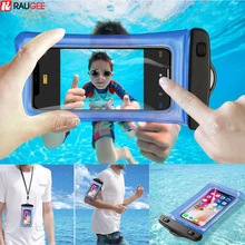 

Waterproof Case For Phone Swim Pouch Floating Cover Underwater Swimming With Arm Band Case For Seaside Vacation For iPhone