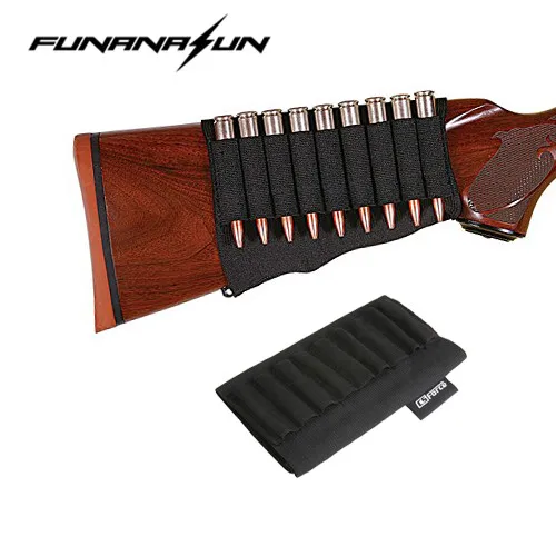Tacitcal 9 Rounds Rifle Bullet Holder Butt Stock Shell Pouch bag case
