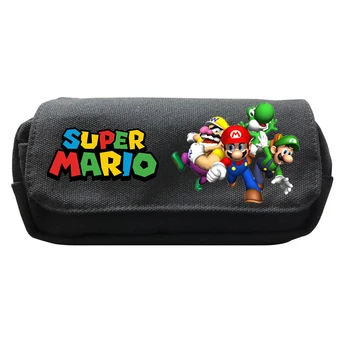 

New Super Mario Cosmetic Cases Kids Pencil Bag Fashion Cute Kids Gifts Pen Holder Students Boys Girls Stationery Storage
