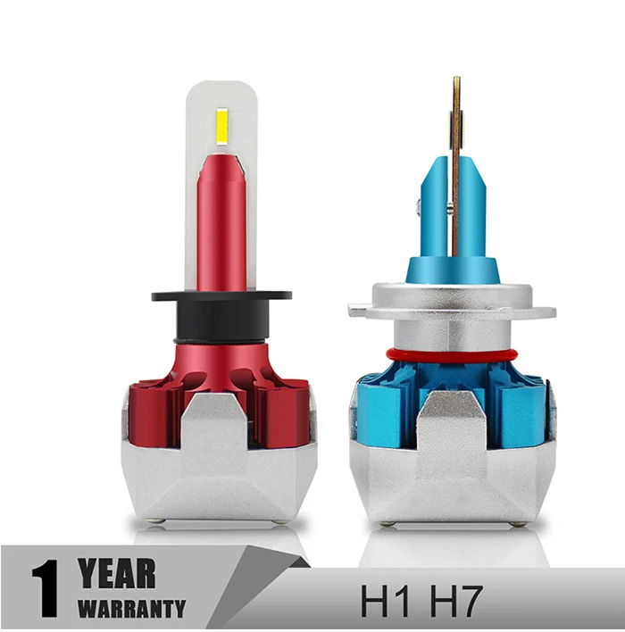 Лампа H7 светодиодный H1 H3 H27 H11 HB3 HB4 H4 H13 9004 9007 модель лампы светодиодный мини ультра-яркая лампа автомобильной Запчасти