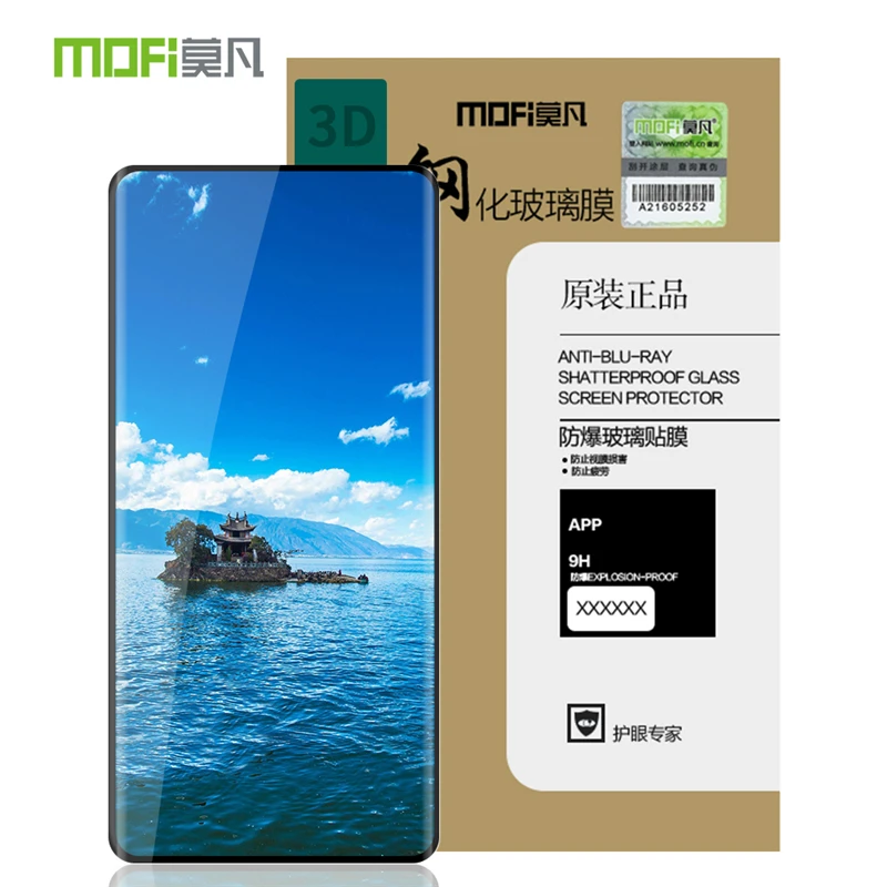 

For Oneplus 7 Pro Tempered Glass MOFI 3D Curved For Oneplus 7 Pro 7Pro Screen Protector Full Cover Protective Film LCD Guard