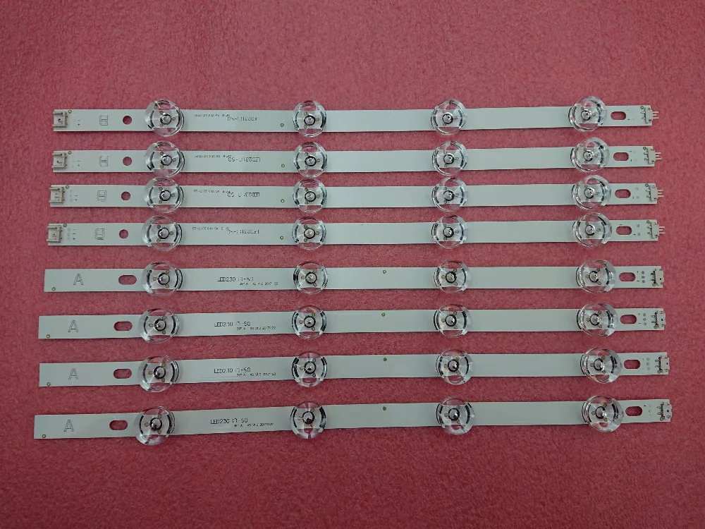 

New 10set=80 PCS LED backlight strip bar perfect compatible for LG 39 Inch TV 39LB561V 39LB5800 innotek DRT 3.0 39 inch A B