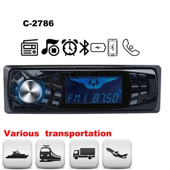 

SD USB MP3 player 1 Din Bluetooth 12V high quality C-2786 FM Aux Input Receiver Electronics In-dash Auto Car Radio