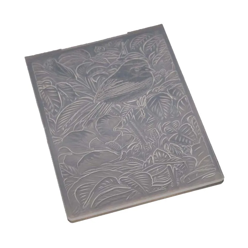 

Flower leaves frame Embossed folder Plate For Cutting Dies Scrapbooking Plastic embossing folders clear stamps stansen new
