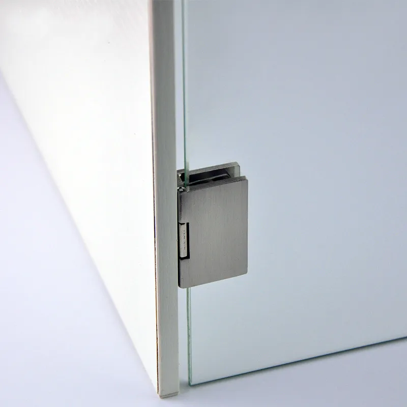 Door Hinges 1 Pcs Cake Cabinet Glass Hinge Punch-free Wine Cabinet Glass Hinge Furniture Hardware Accessories