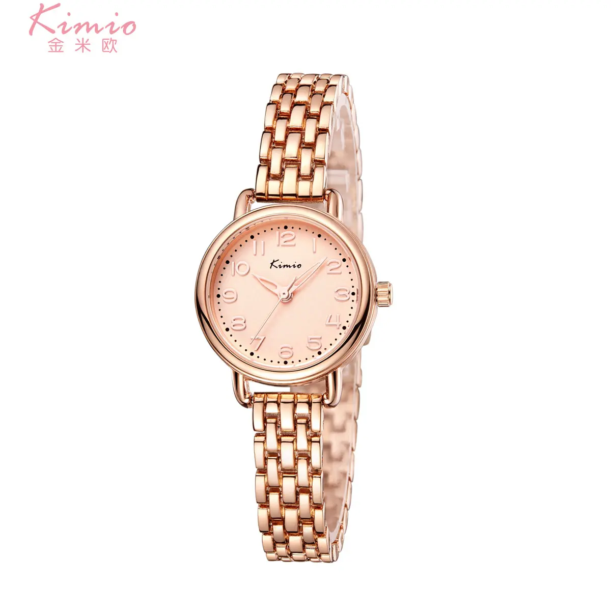 

KIMIO Colorful Quartz Diamond Watch Alloy Rose Gold Bracelet Watch Women Dress Woman Watches Brand Luxury Women's Watches K6228