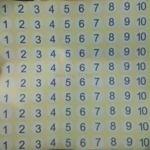 Этикетка цифровая 1-10 этикетки буквы наклейки этикетка Настройка