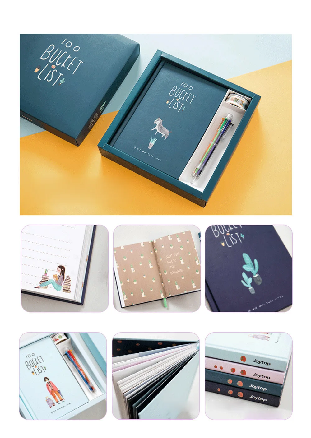 A5 Kawaii notebook Set планировщик, органайзер, личный дневник Dokibook, милый подарок, мультяшный блокнот для путешествий, блокнот, канцелярские принадлежности