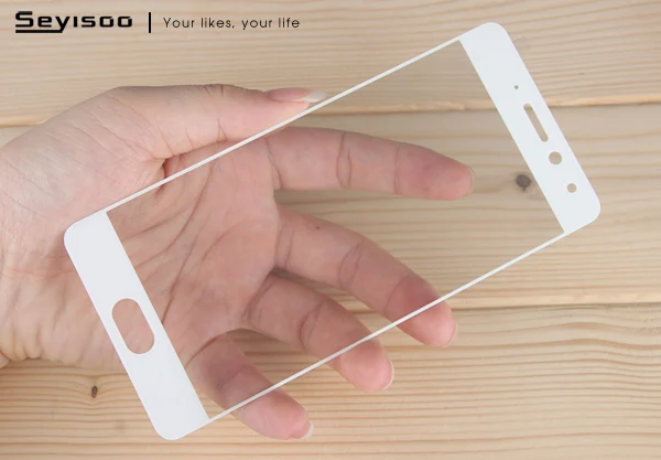 Seyisoo Премиум 2.5D полное покрытие экрана протектор Закаленное стекло для Meizu Pro 7 Pro7 9H 0,3 мм HD пленка - Цвет: White