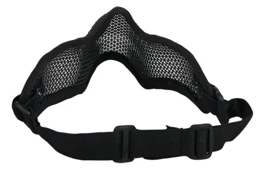 Уличная прочная ударная металлическая сетчатая защитная маска тактические; на пол-лица страйкбол военные Вечерние Маски GZ90015