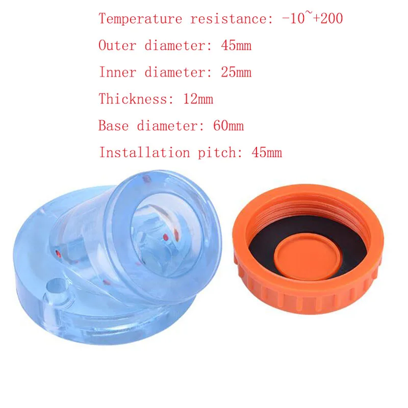 Масляный охладитель, заправочный порт, гидравлический заправочный порт, вход водяного охладителя, заправочный порт/OD 45 мм ID 25 мм THK 12 мм