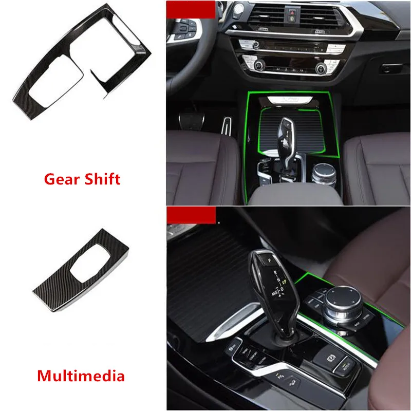 2pcs For BMW X3 G01 G08 2018 LHD Central Gear Shift Water Cup Holder