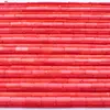 3x9mm Lisse Colonne Corail Perles Pierre Naturelle Perles Pour DIY Collier Bracelets Eaaring Pandant Bijoux Faisant 15 