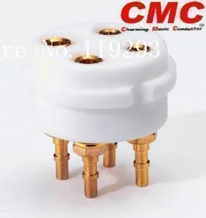 

[BELLA]CMC TFT Teflon 4P 4 -pin socket is suitable for 300B 2A3 , etc.--5pcs/lot