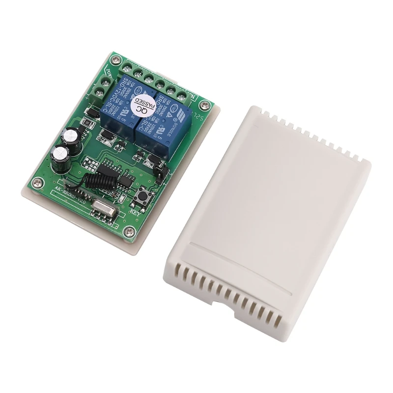 

DC 12V 2 Channel RF 433MHz Wireless Remote Control Switch Relay Receiver Module LS'D Tool qiang