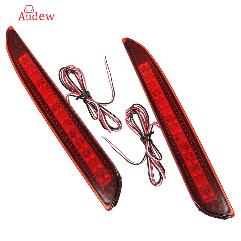 

2 Pcs LED Rear Bumper Lights Warmming Light Reflector Tail Brake Lamp For Mazda 3 2010 2011 2012 2013 2014 2015