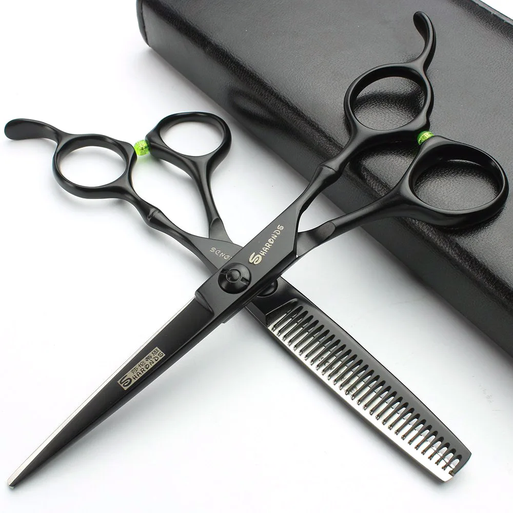 " черные japan440c ножницы для стрижки волос Парикмахерские наборы машинка для стрижки японская Парикмахерская ножницы для стрижки волос для парикмахерских ножниц