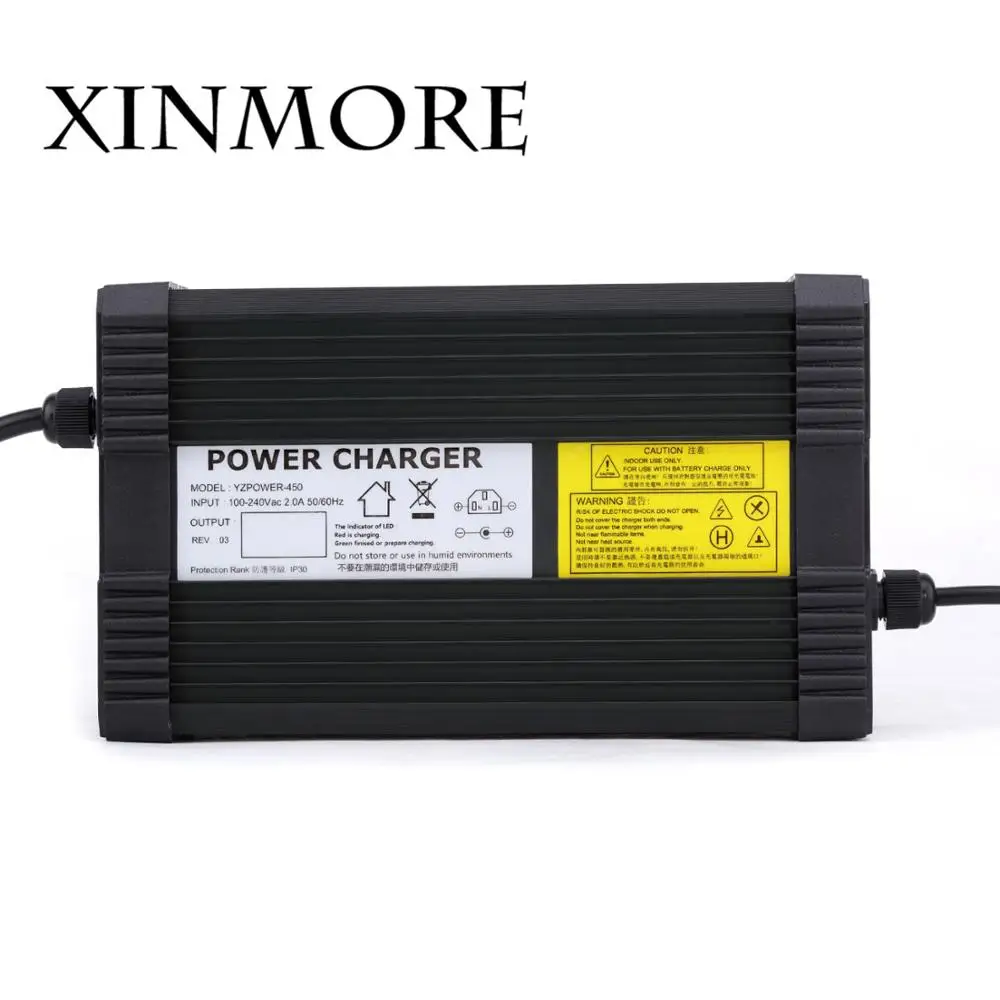 

XINMORE 5PCS Universal Battery Charger 67.2V 5A 4A 3A Lithium 60V Car Battery Charger Li-ion Polymer Aaa Aa Chargeur Pile