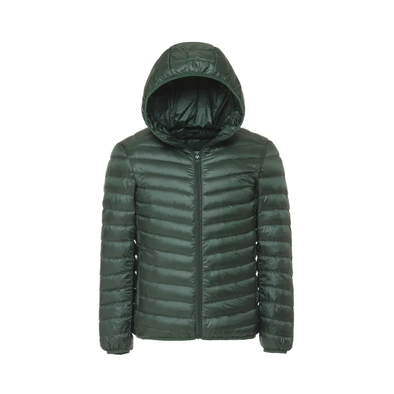 Men's Winter 90% White Duck Ultra Light Down Jacket Men Fashion Hooded Loose Coat 6 Color Casual Parka Brand Clothing S-3XL white puffer jacket