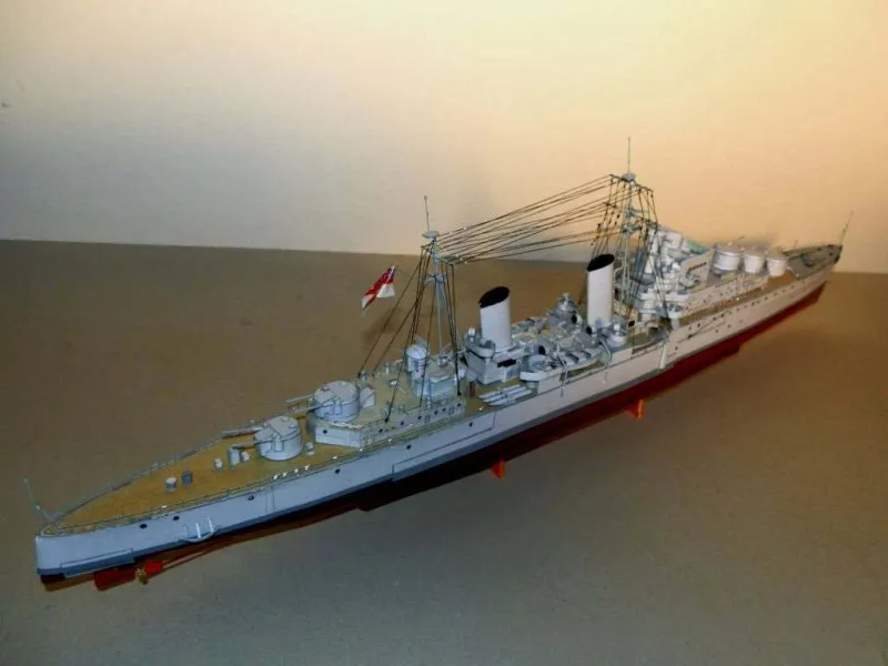 Высококачественный Британский Dido DIDO боевой крейсер 3D бумажный модельный комплект