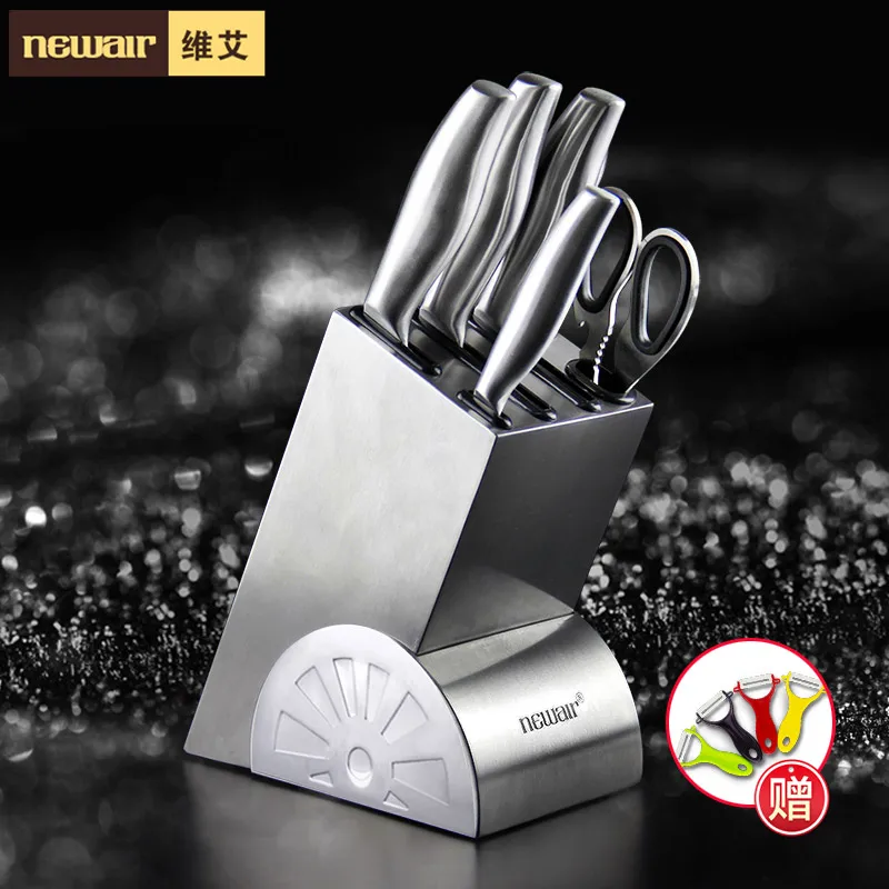 Full Stainless Steel Kitchen Knife Set Household Multifunctional Chop Bone Cut Meat Vegetable Parin - 32785455097
