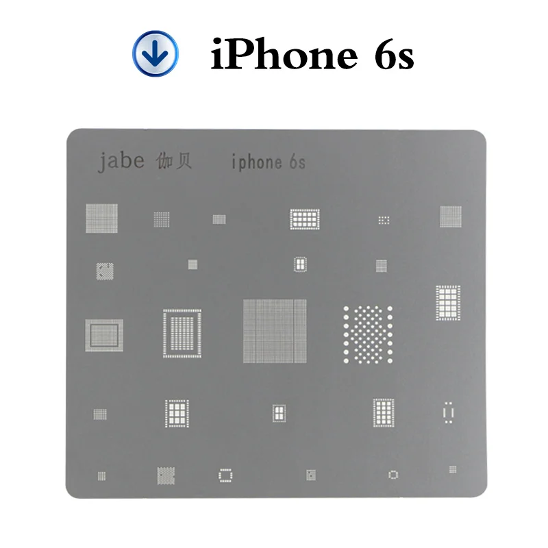 11pcs/lot Phone Logic Board Motherboard IC Chip Ball Soldering Net Stainless Steel Plate For iPhone 7 6 6s Plus 5 5s SE 4 4S 11pcs/lot Phone Logic Board Motherboard IC Chip Ball Soldering Net Stainless Steel Plate For iPhone 7 6 6s Plus 5 5s SE 4 4S
