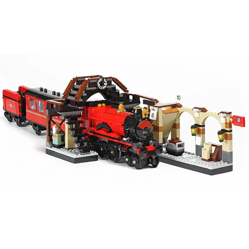 

Mailackers Friends Magic Movie Hogwarts Express Train Set Building Block Compatible Technic Figures Toy For Kid